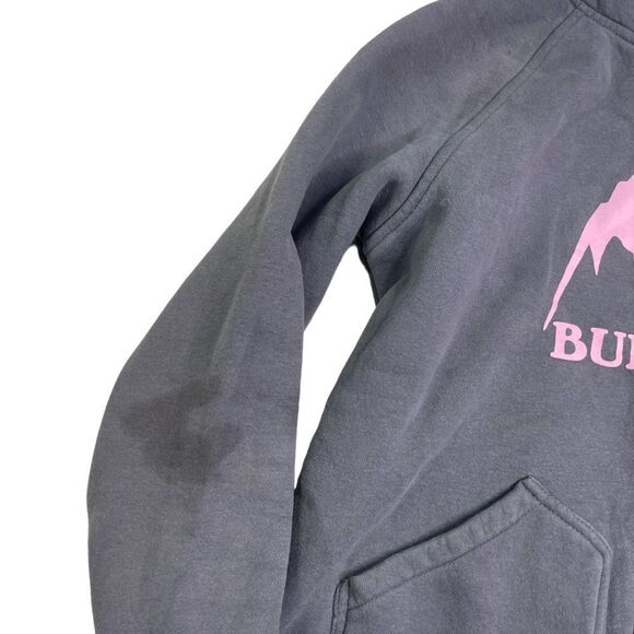 Vintage Burton Graphic Zip Up Grey Hoodie - Picture 5 of 8